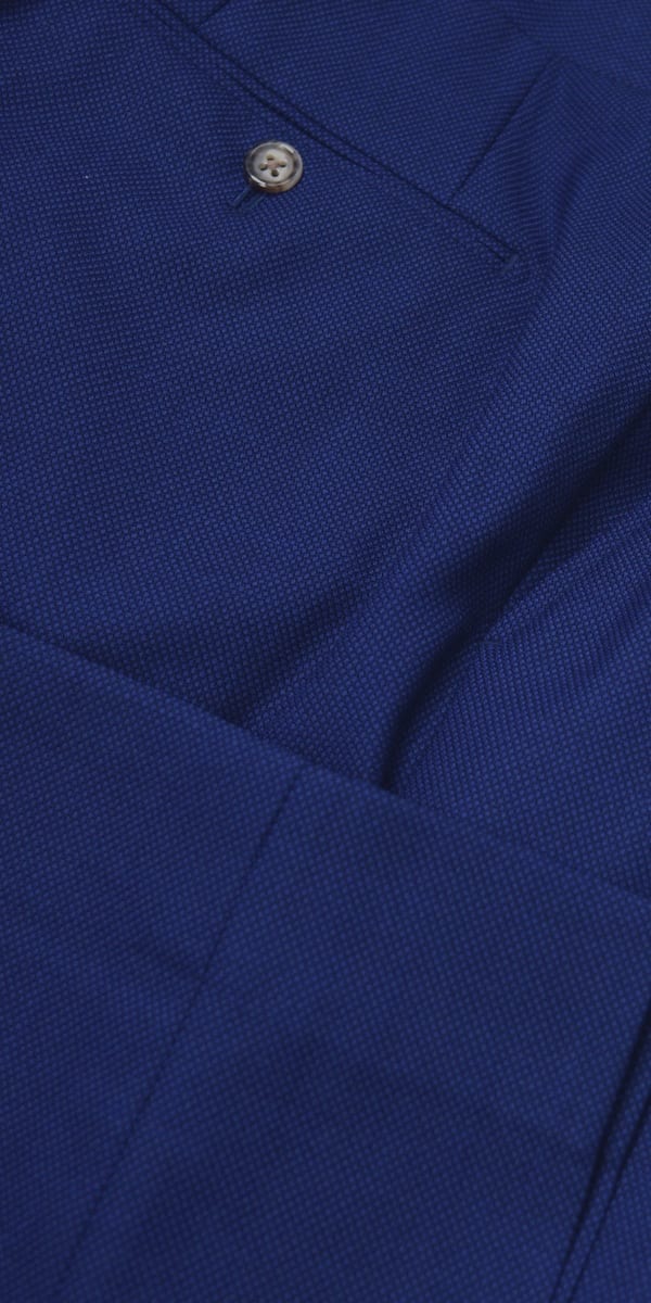 Complet Laine Oeil-de-Perdrix Bleu Classique
