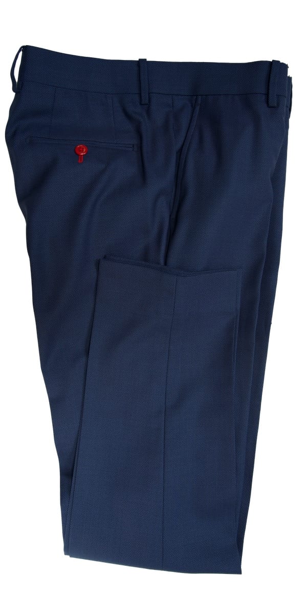 Complet Bleu Yale Laine Birdseye