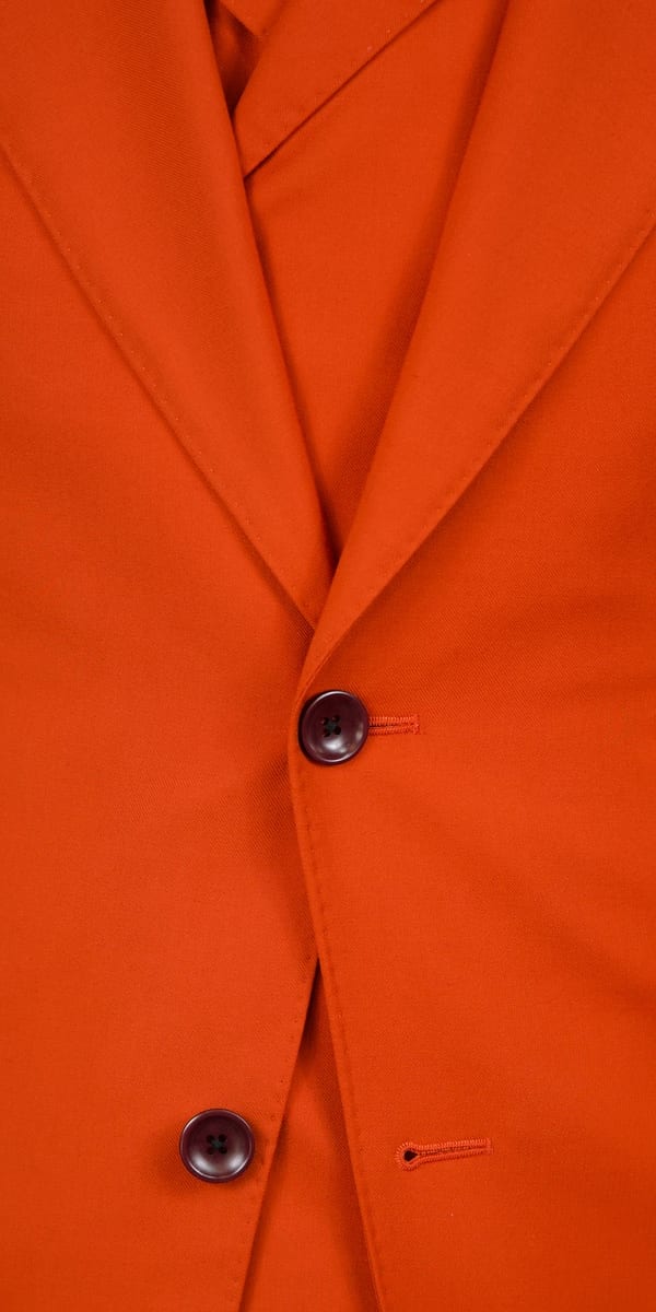 Complet Laine Orange Flamboyant