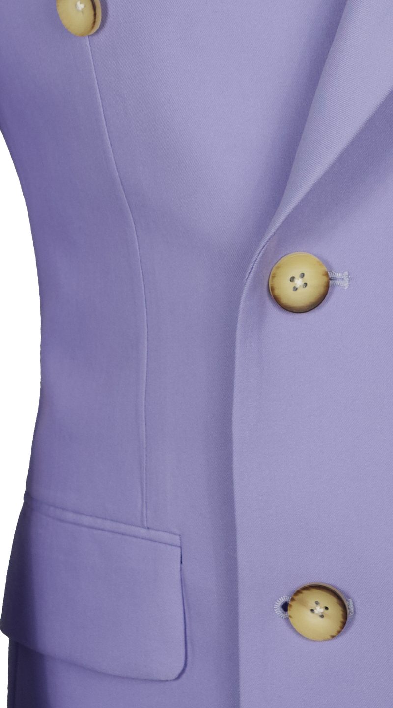 Complet Laine Bleu Pervenche Profond