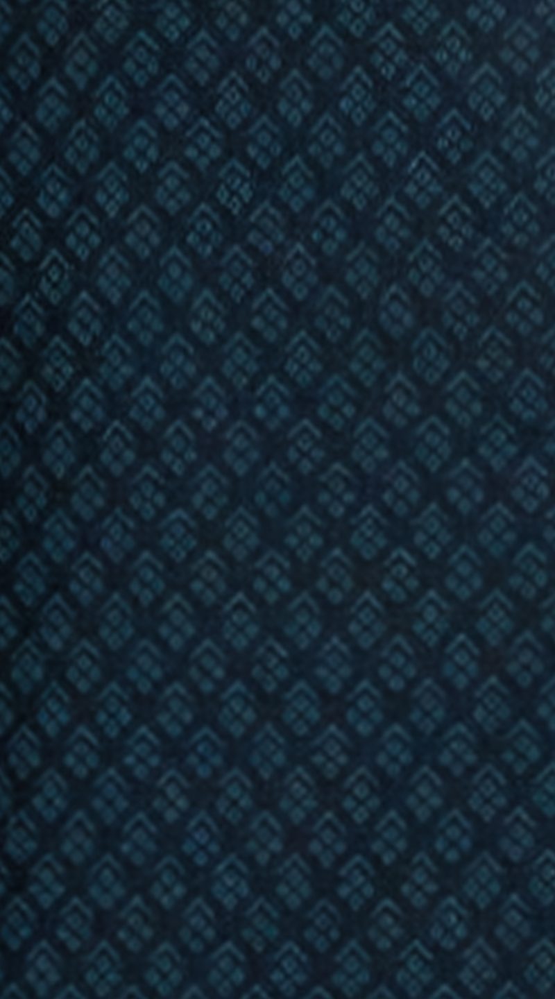 Tuxedo Jacquard Diamant Bleu Sarcelle