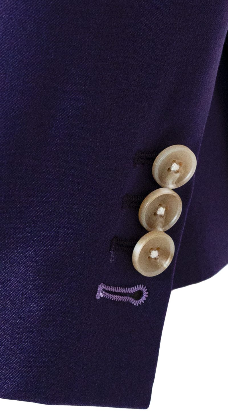 Complet Violet Améthyste Double Boutonnage Femme