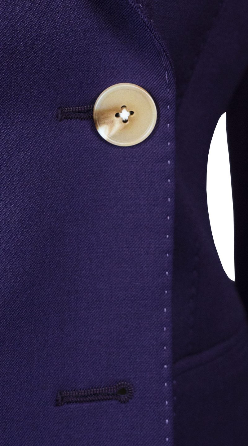 Complet Violet Améthyste Double Boutonnage Femme