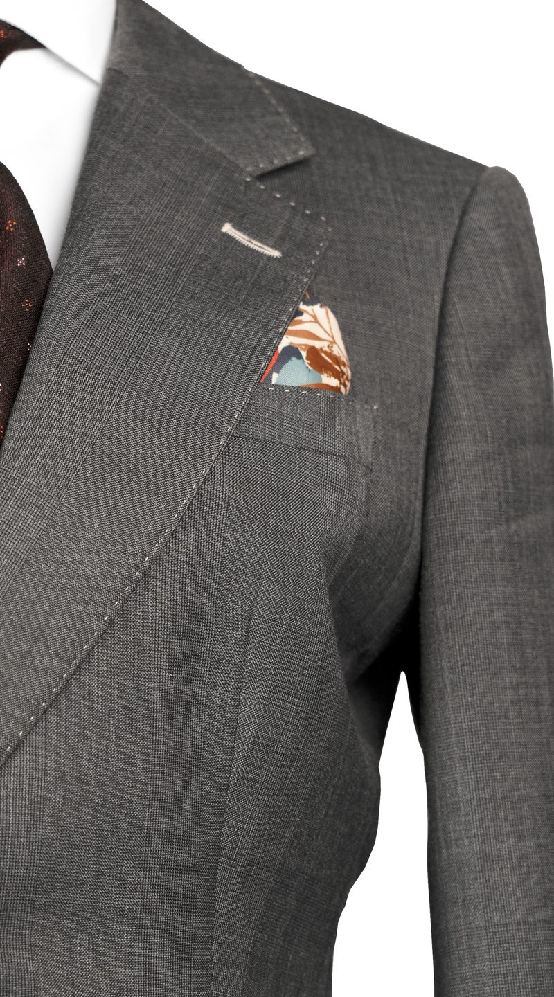 Slate Grey Glen Check Suit