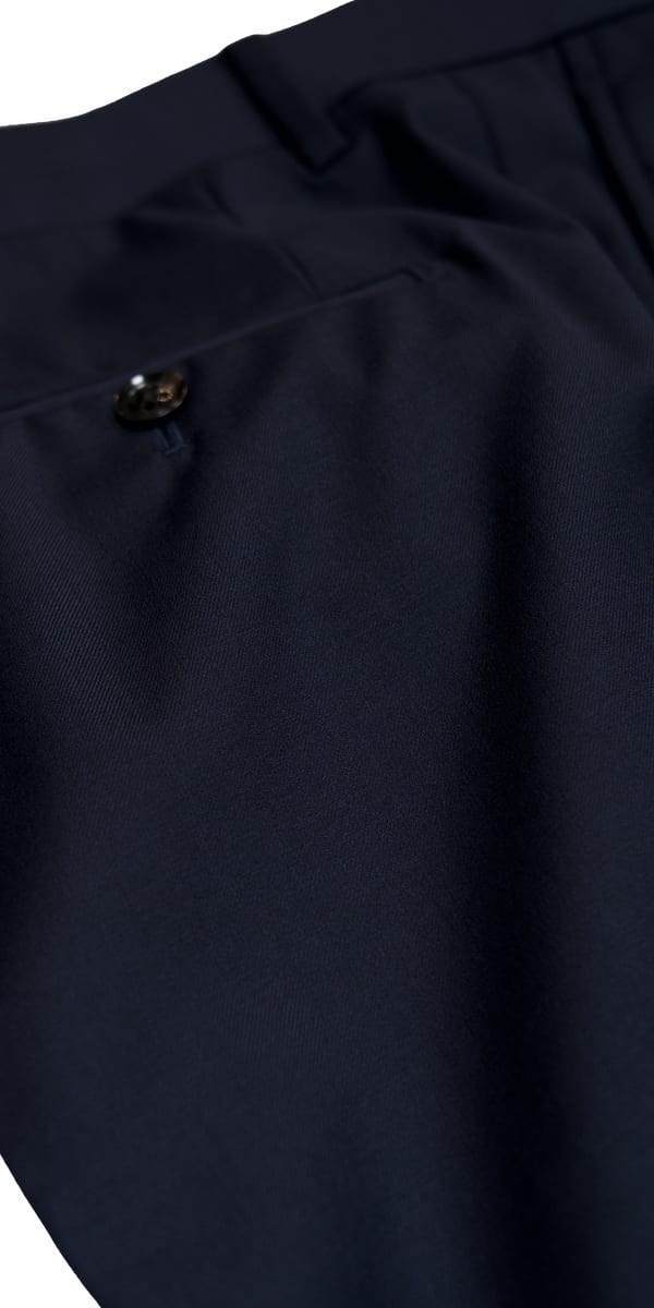 Midnight Blue Twill Wool Suit