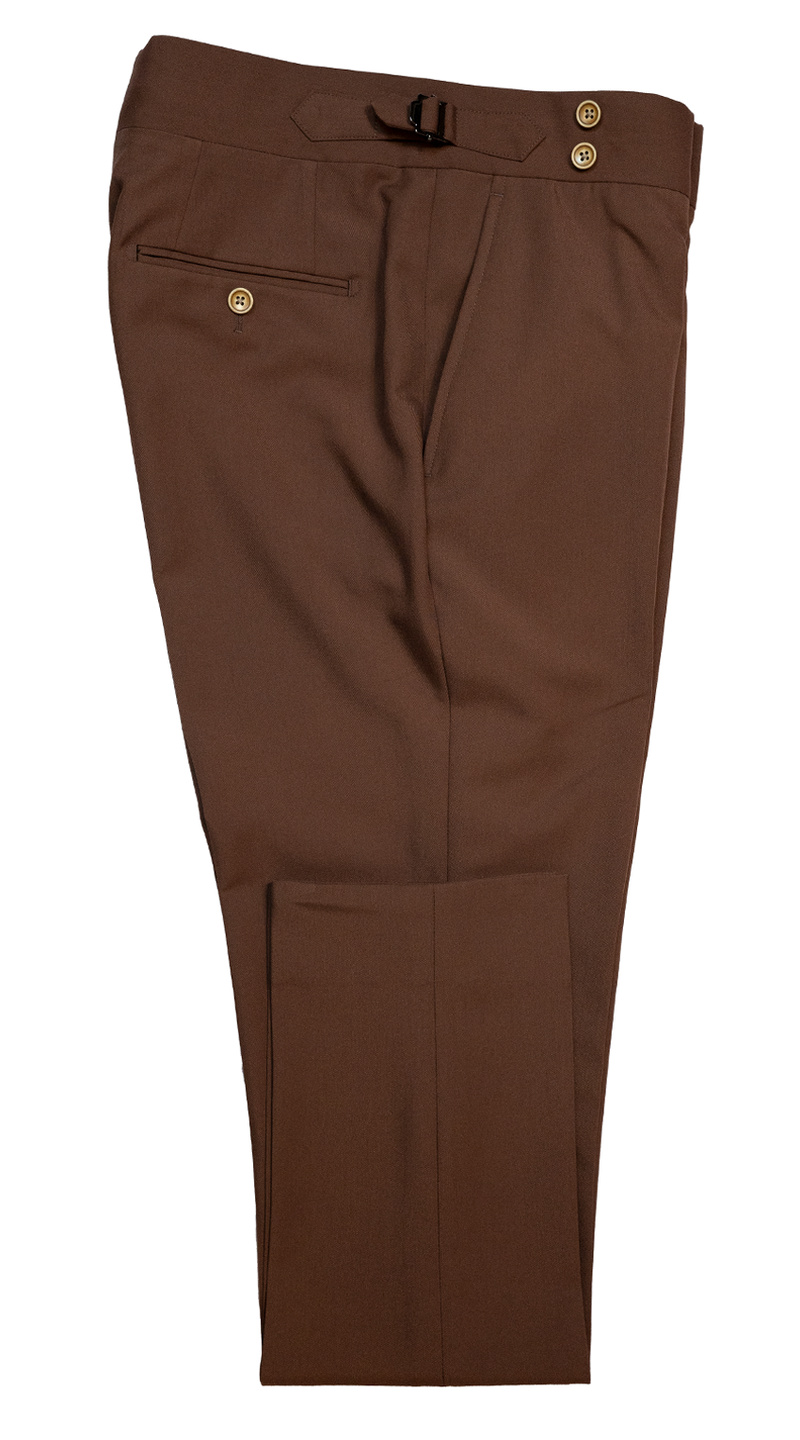 Cinnamon Double Breasted Wool Suit 