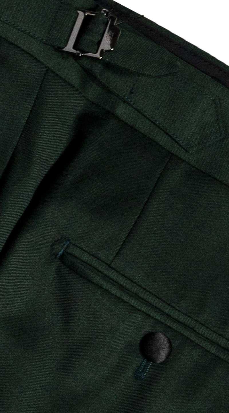 Forest Green Twill Tux