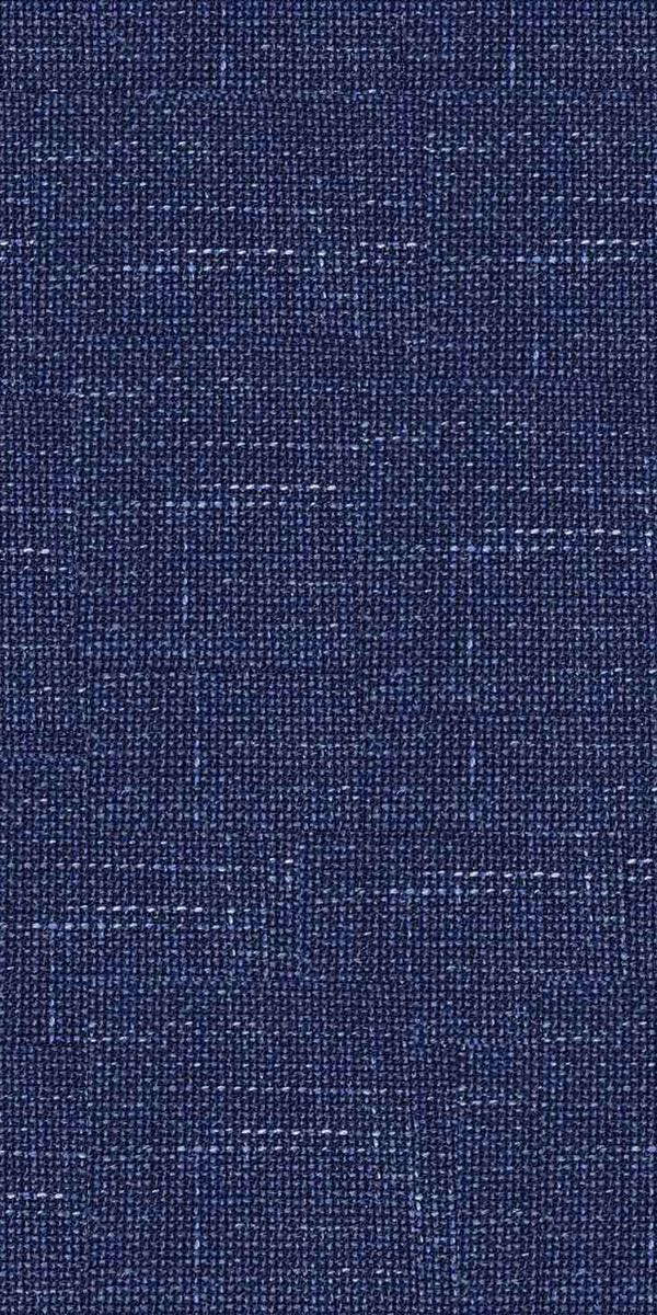 Blue Canvas Wool Suit