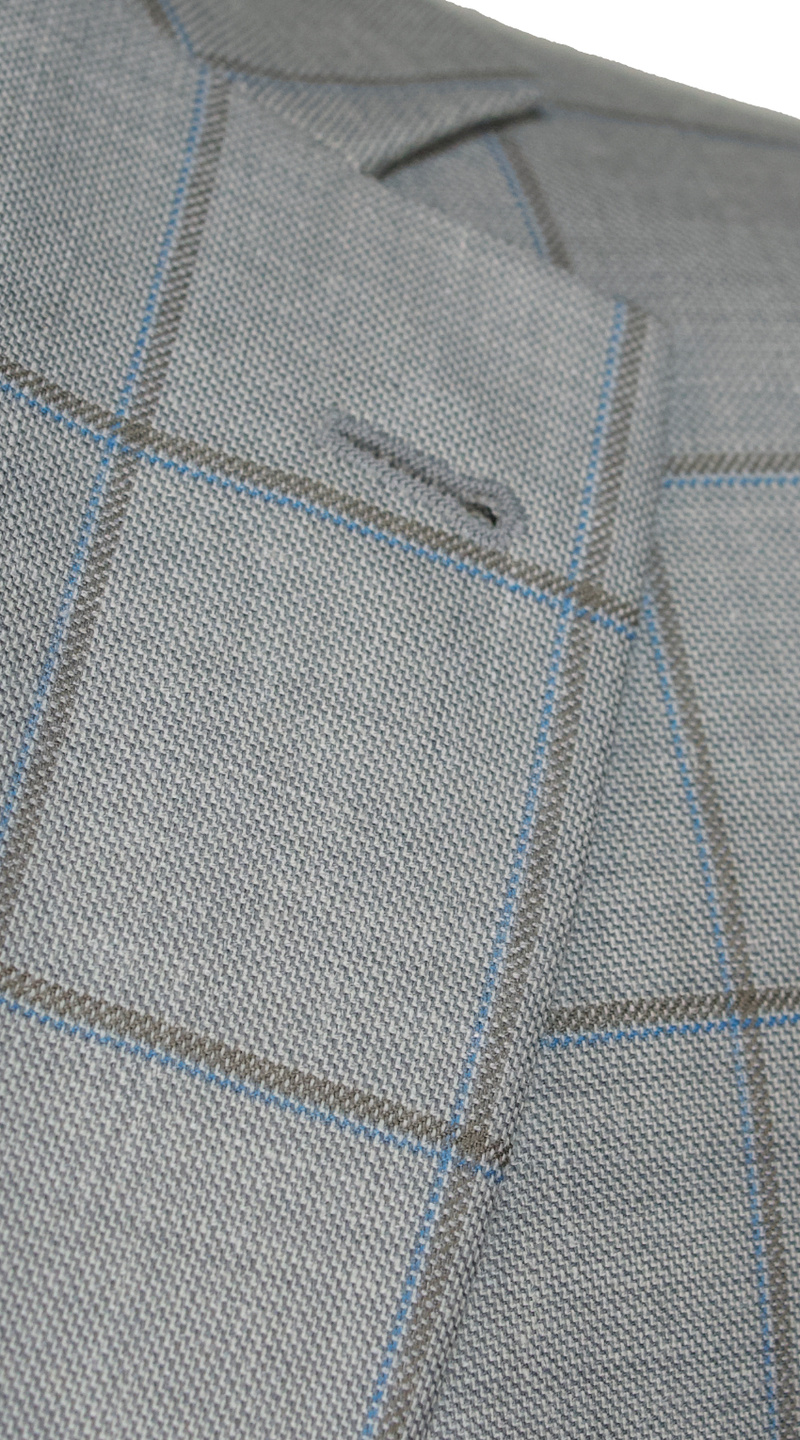 Complet Carreaux Fenêtre Laine Crème