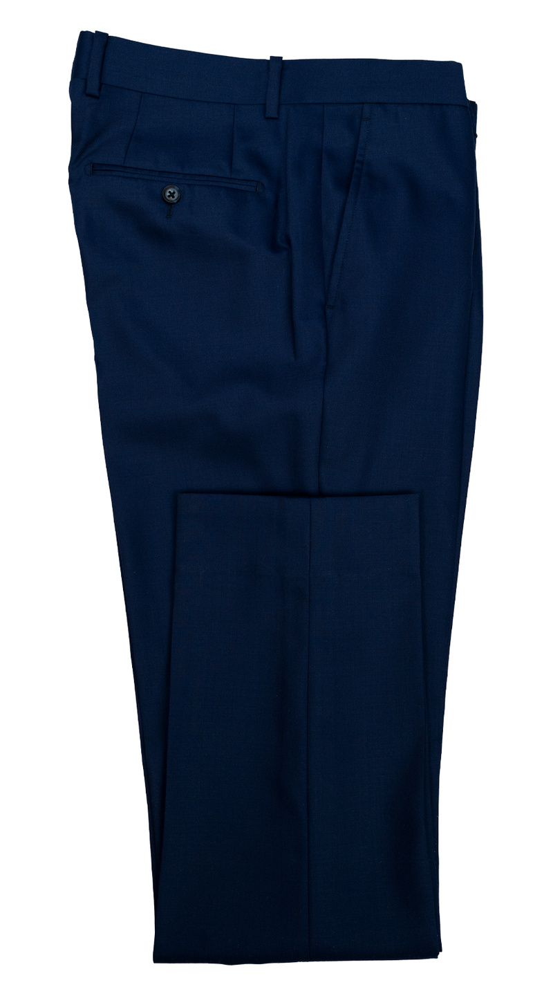 Space Blue Twill Suit