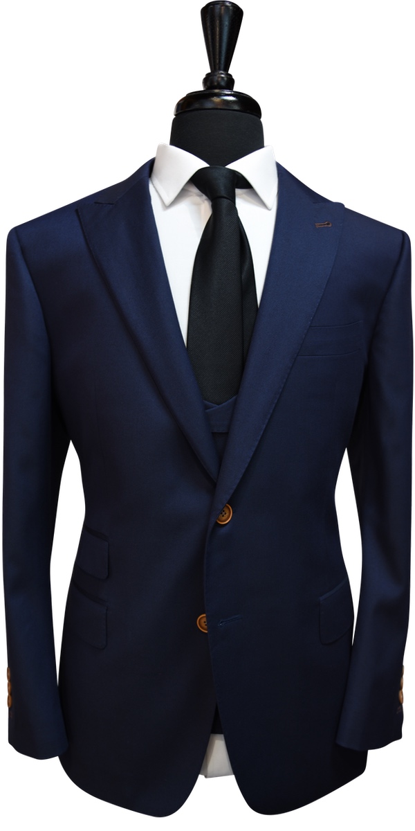Dark Blue Wool Suit