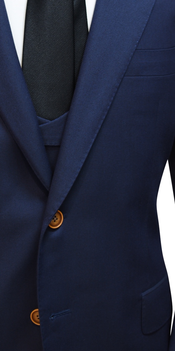 Dark Blue Wool Suit