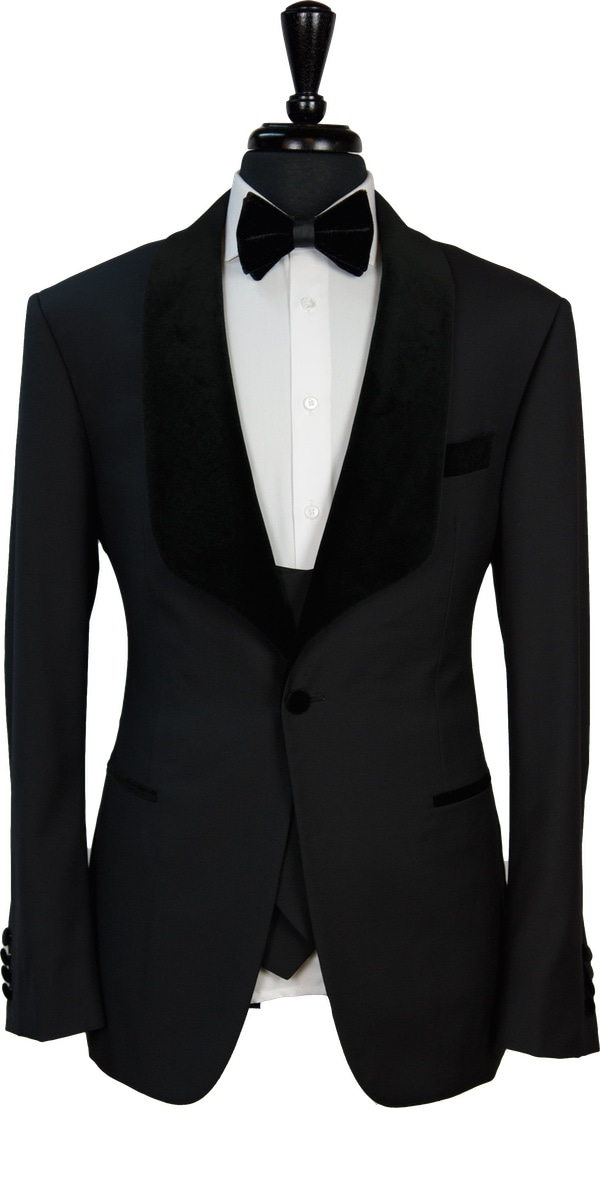 Tuxedo Laine Noir Classique