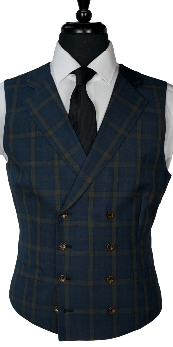 Pine Green Plaid Wool Suit