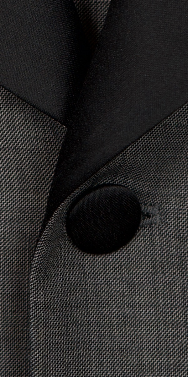 Complet Tuxedo Laine Gris Requin Classique