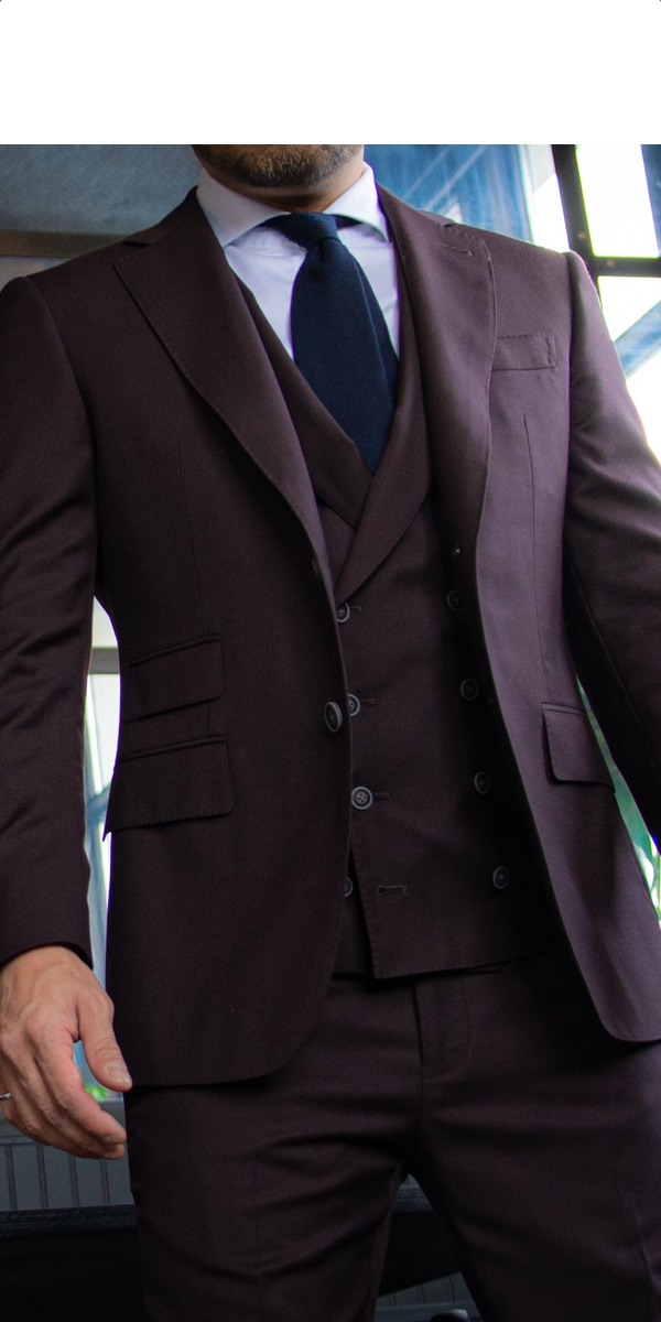 Complet Laine Marron