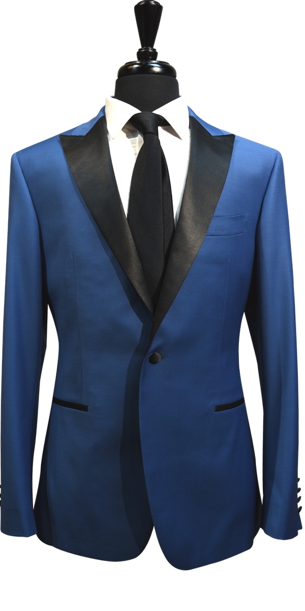 Complet bleu birdseye en laine