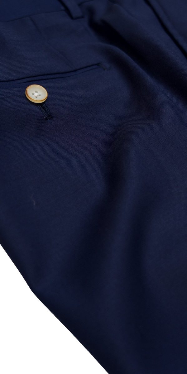 Complet bleu birdseye en laine