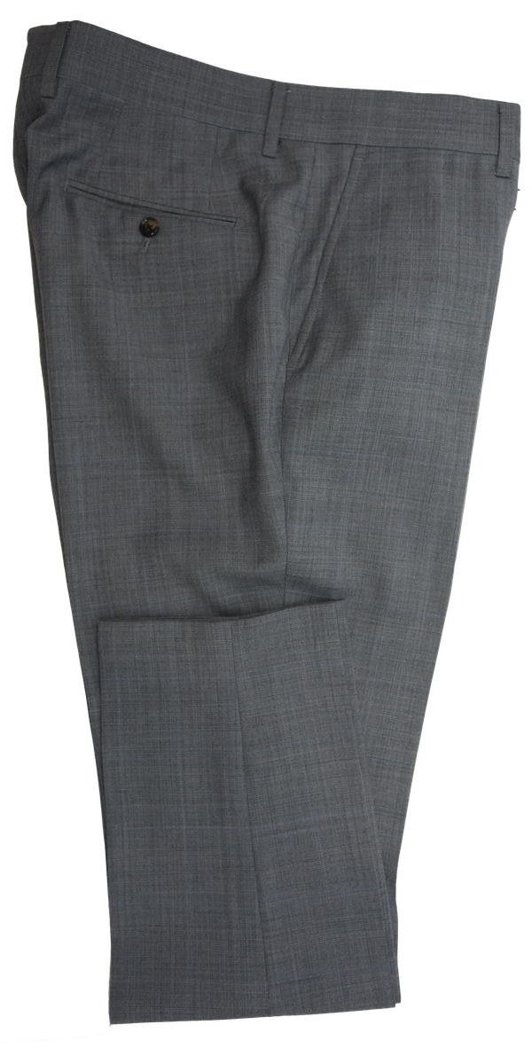 Grey Prince of Wales Wool Suit
