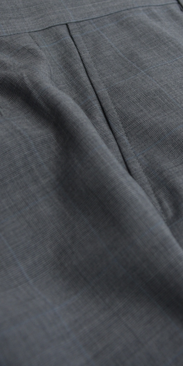 Grey Prince of Wales Wool Suit
