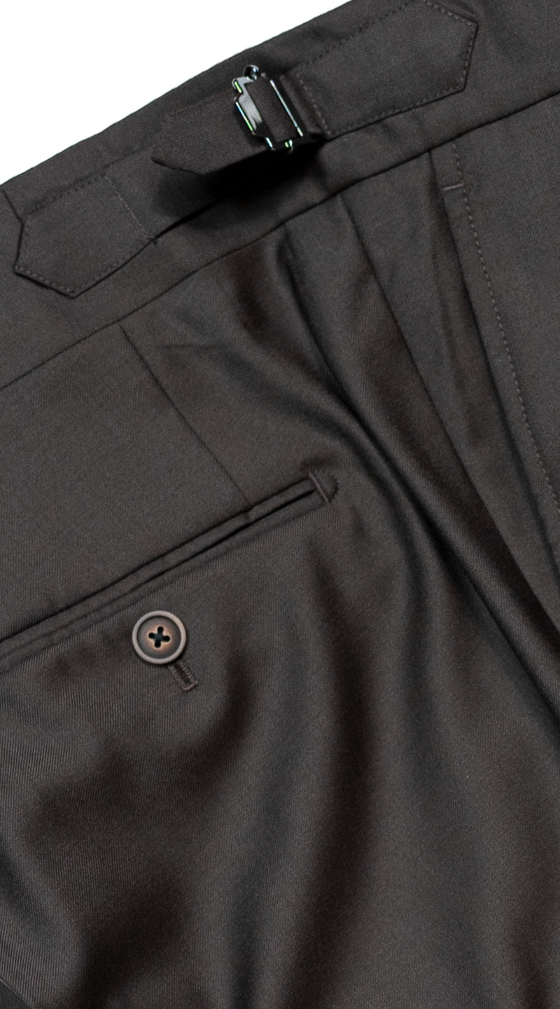 Complet Laine Marron Chocolat