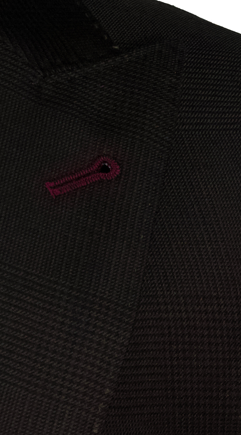 Brown Prince of Wales Wool Suit