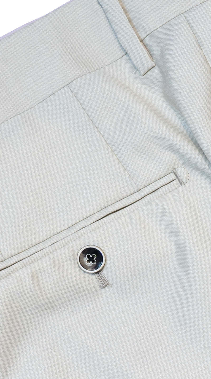 Light Beige Wool Suit