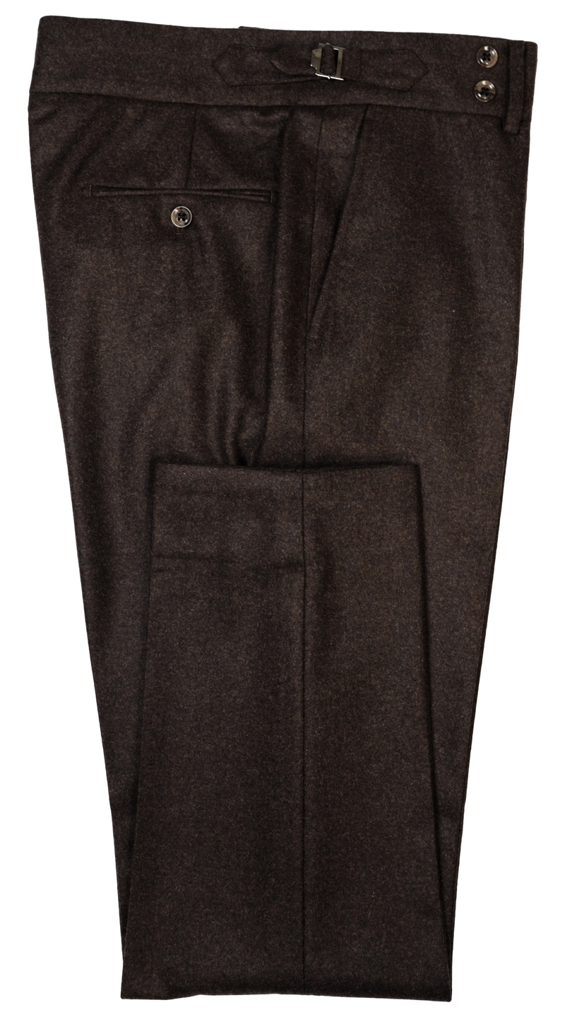 Walnut Flannel Wool Suit