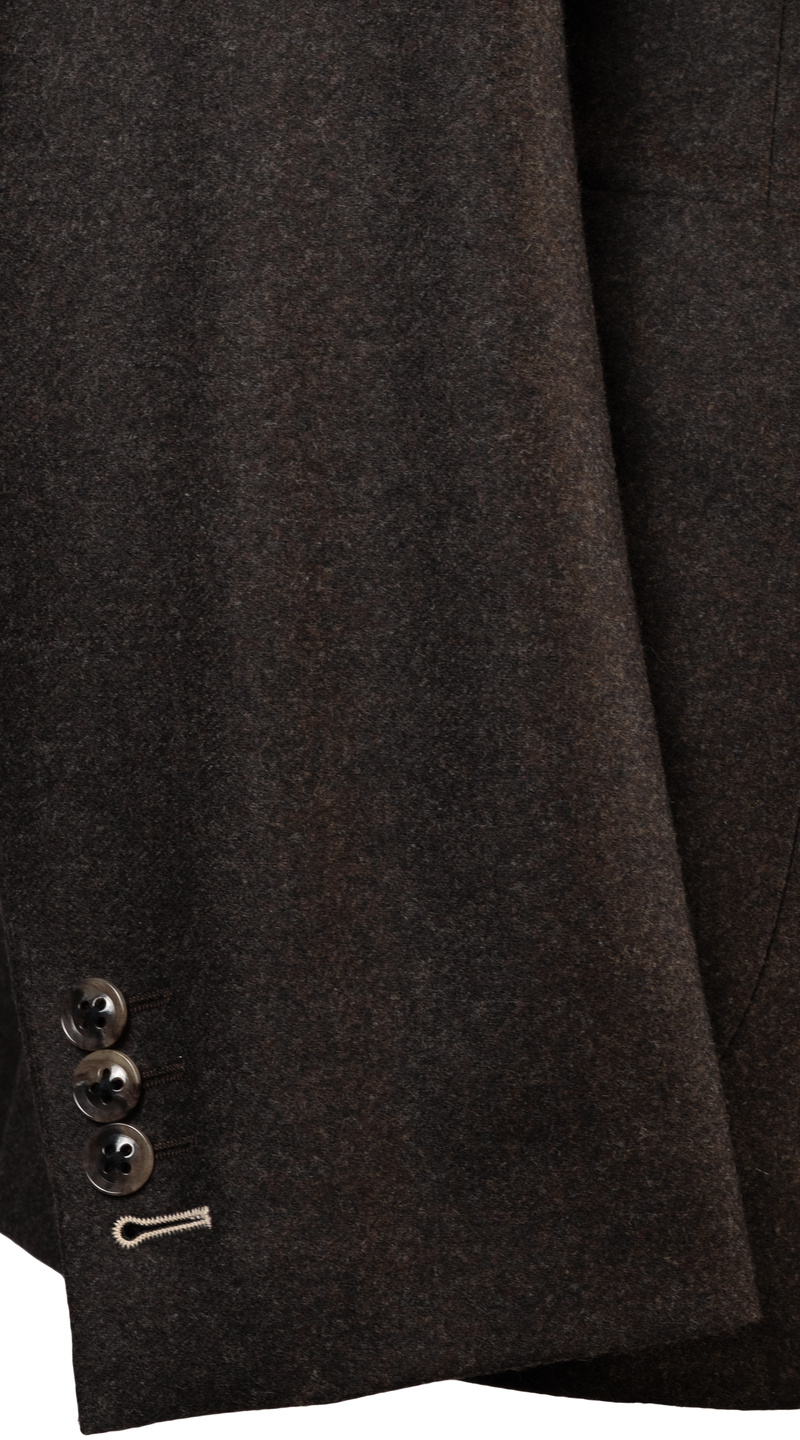Walnut Flannel Wool Suit