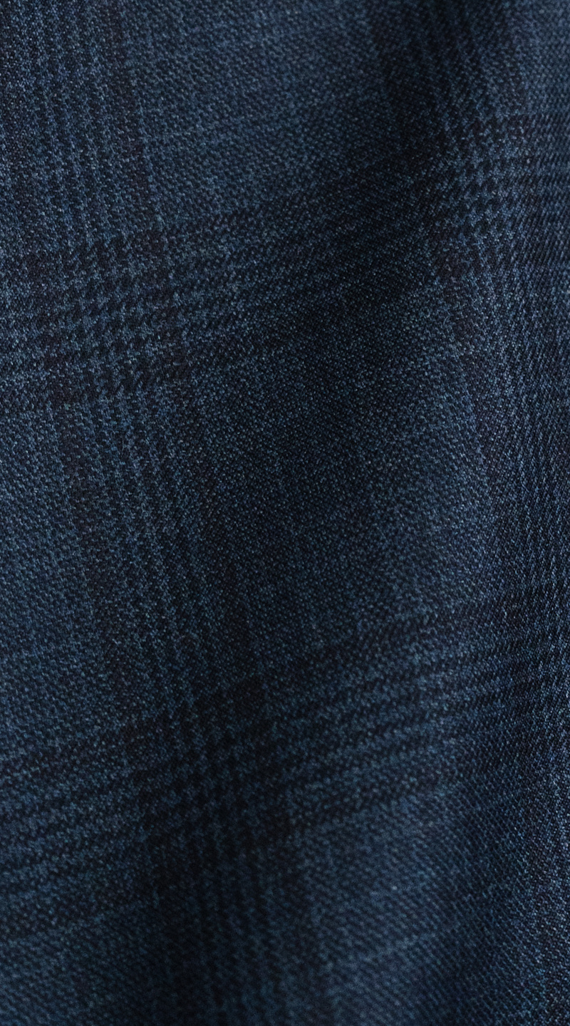 Celestial Blue Plaid Suit