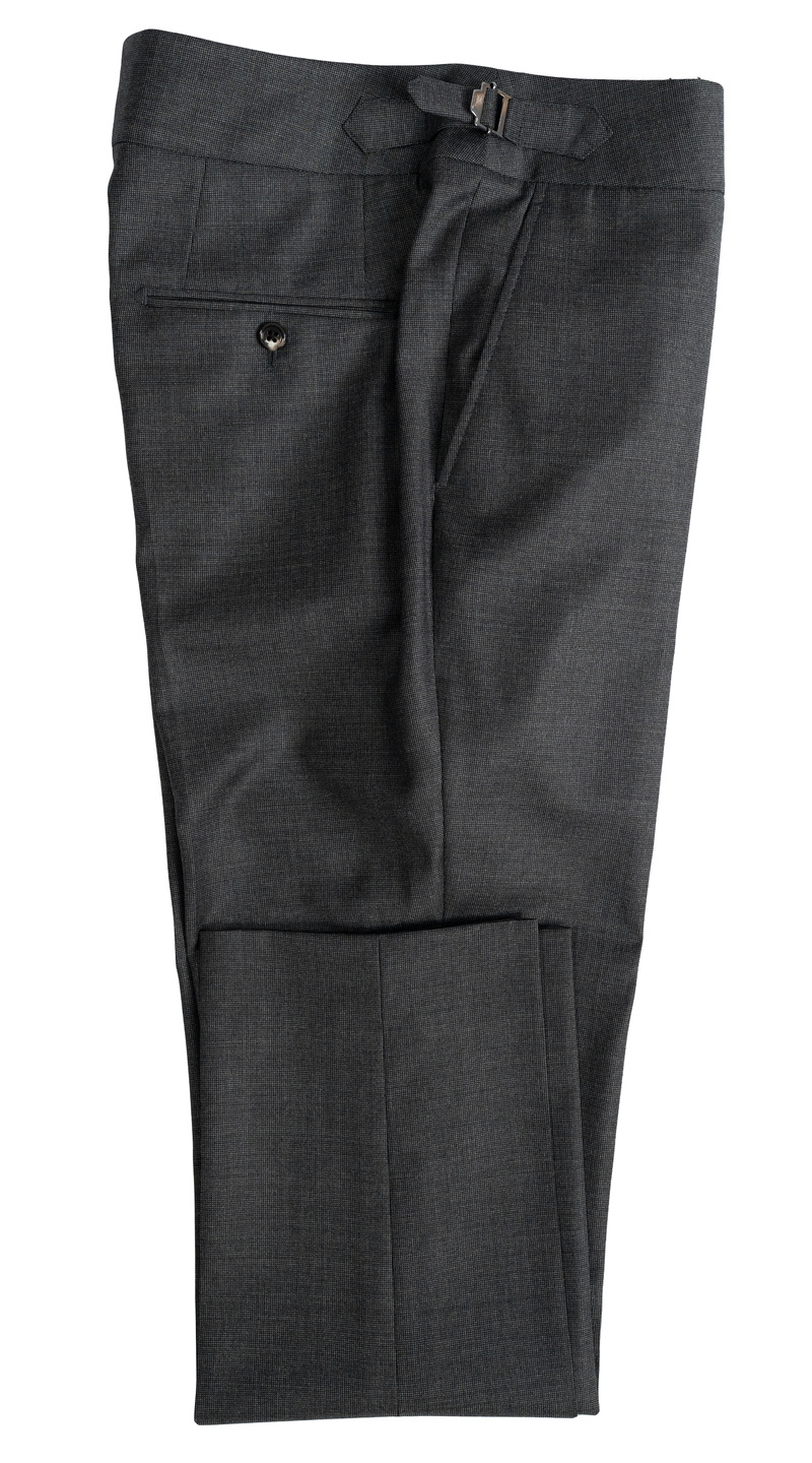 Charcoal Birdseye Wool Suit