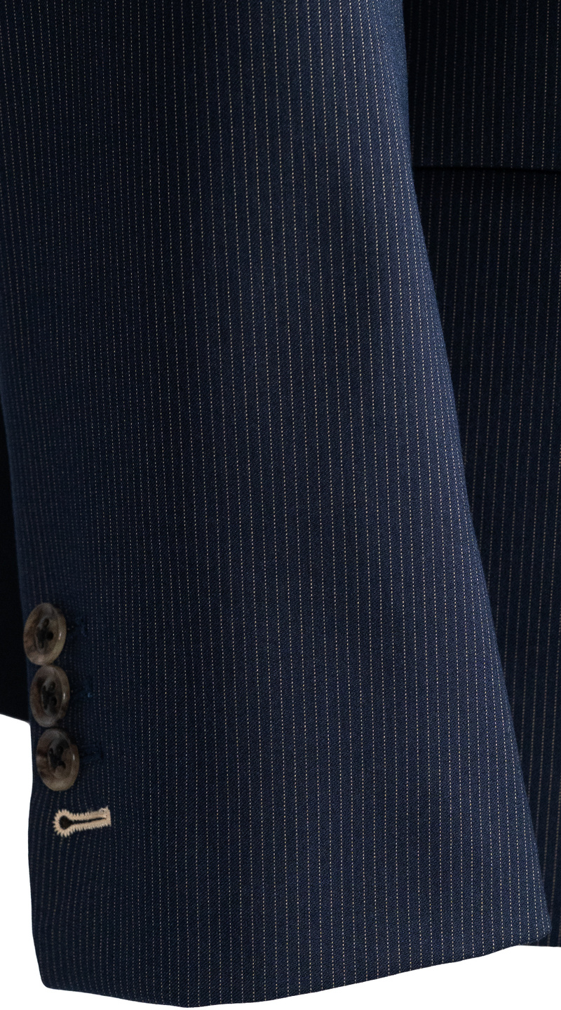 Dark Navy Pinstripe Suit