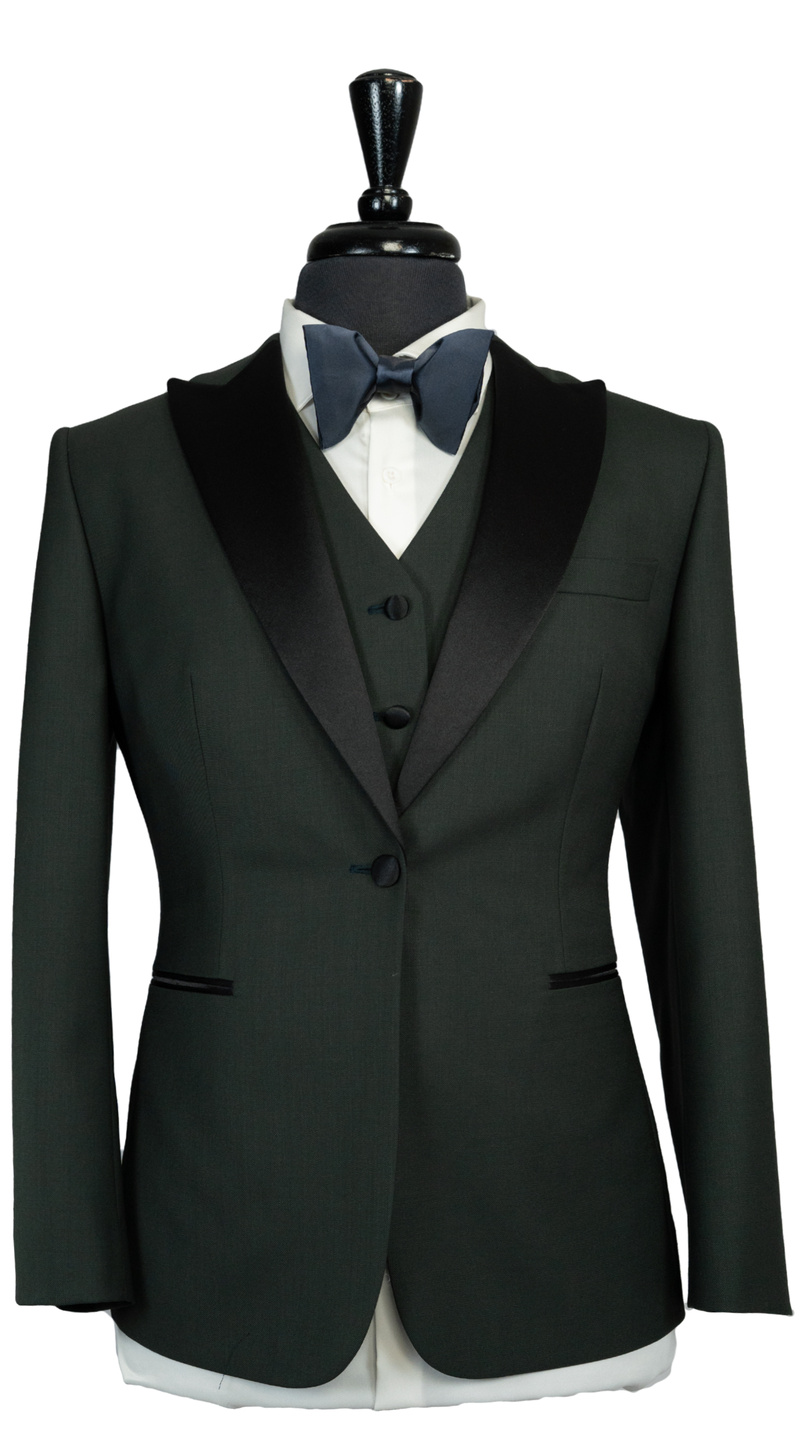 Tuxedo Deep Pine Châle Noir