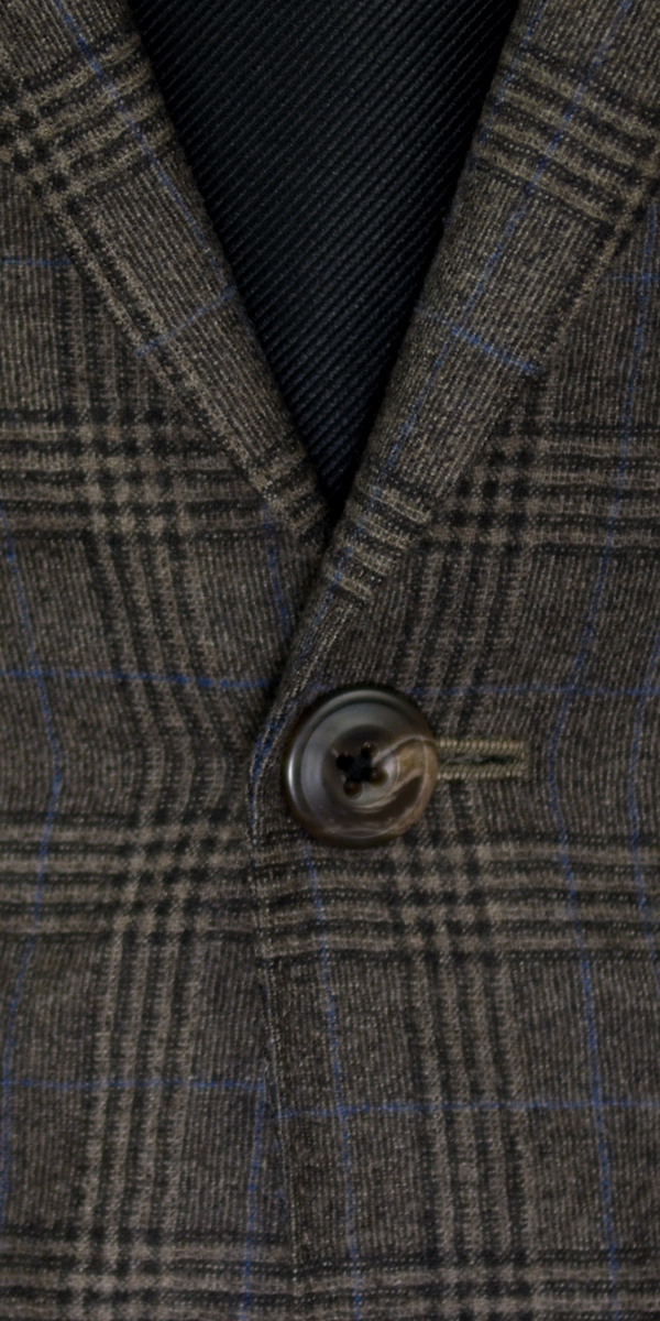 Complet Laine Prince-de-Galles Marron