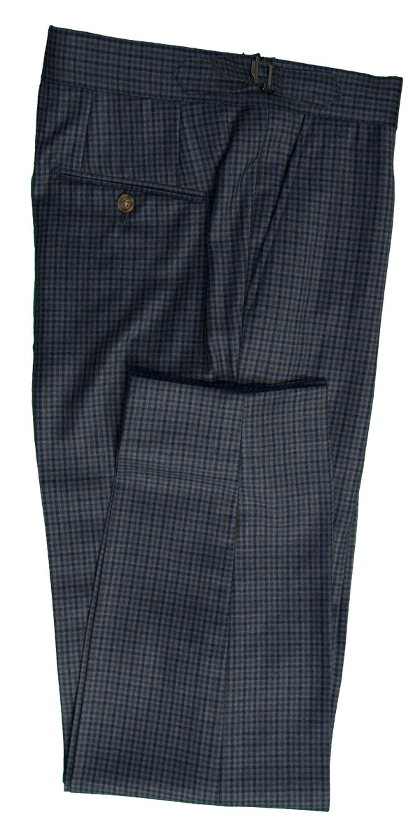 Complet bleu birdseye en laine