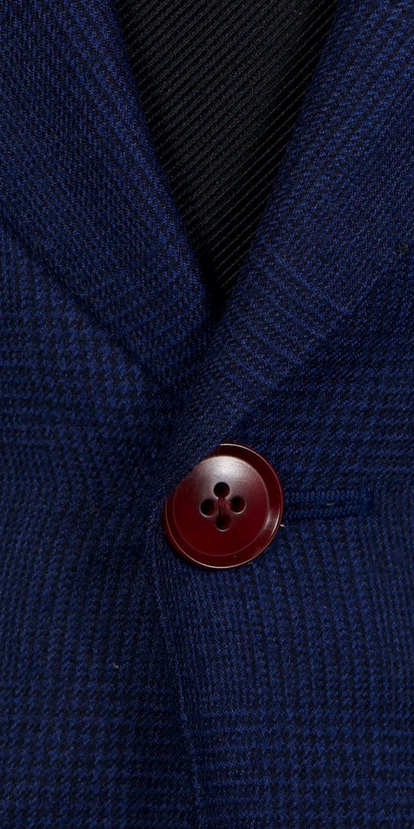Midnight Blue Check Suit