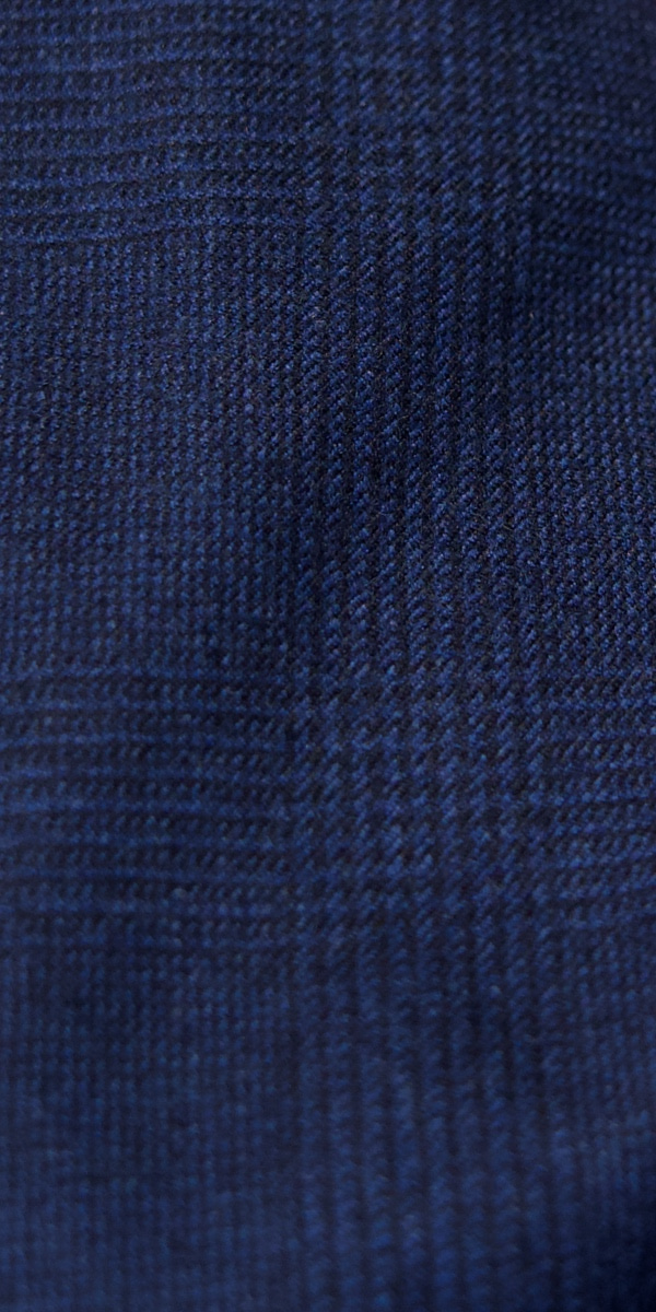 Midnight Blue Check Suit
