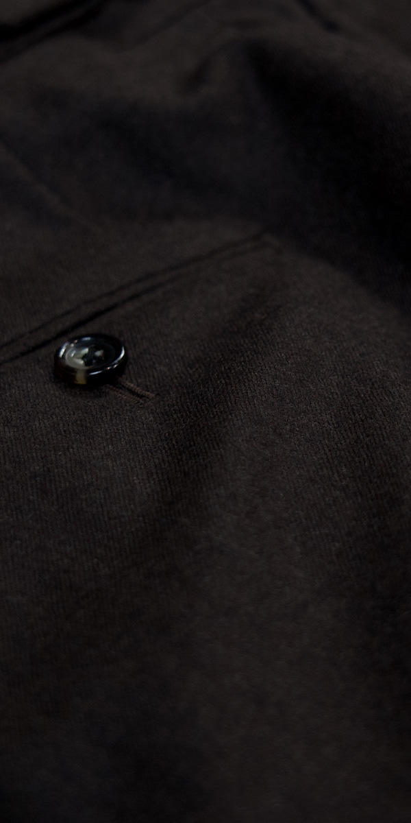 Complet Laine Peignée Marron