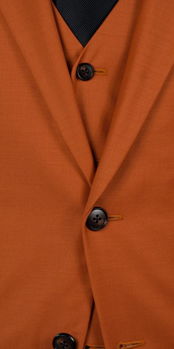 Complet bleu birdseye en laine