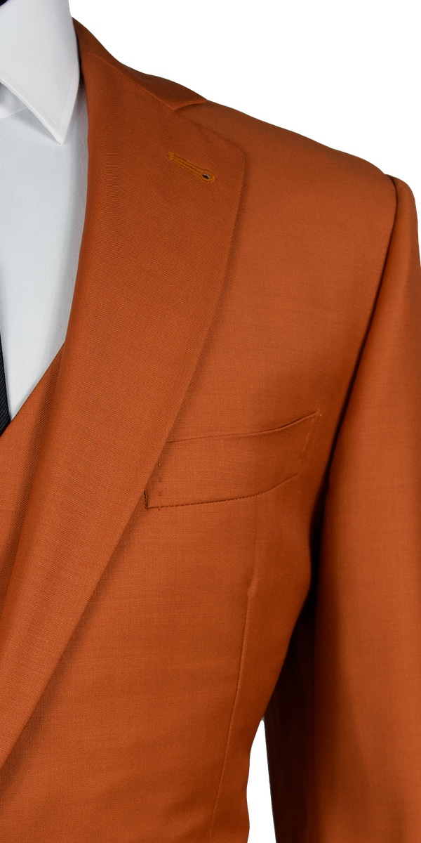 Complet bleu birdseye en laine