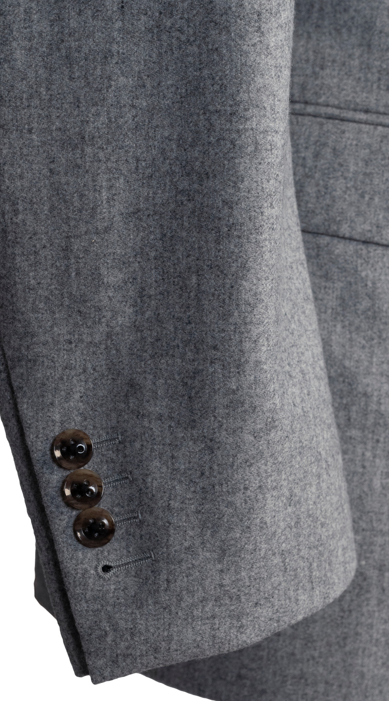 Grey Flannel Wool Suit