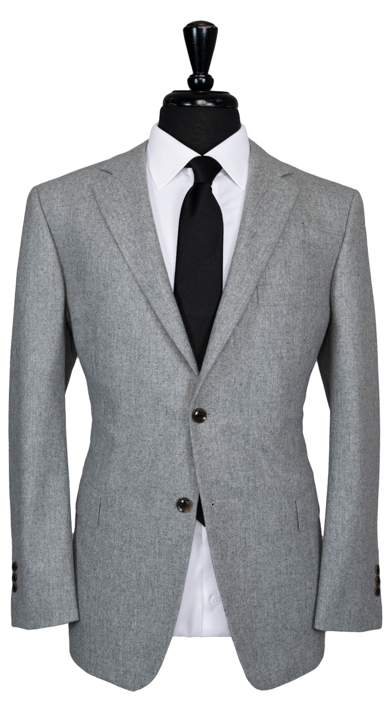 Grey Flannel Wool Suit