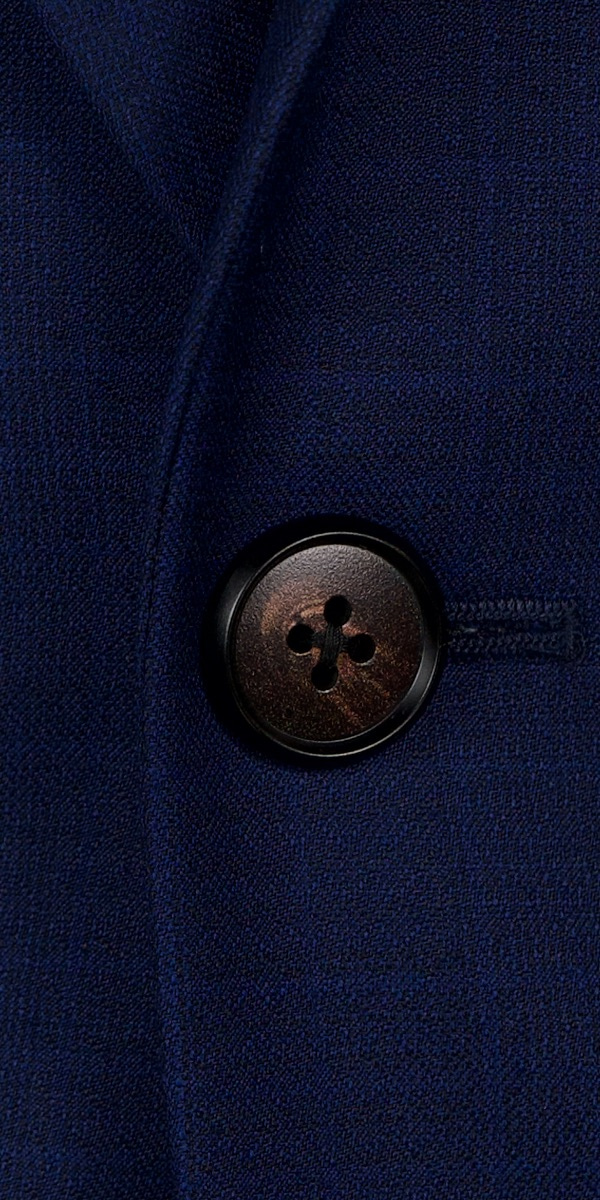 Complet bleu birdseye en laine