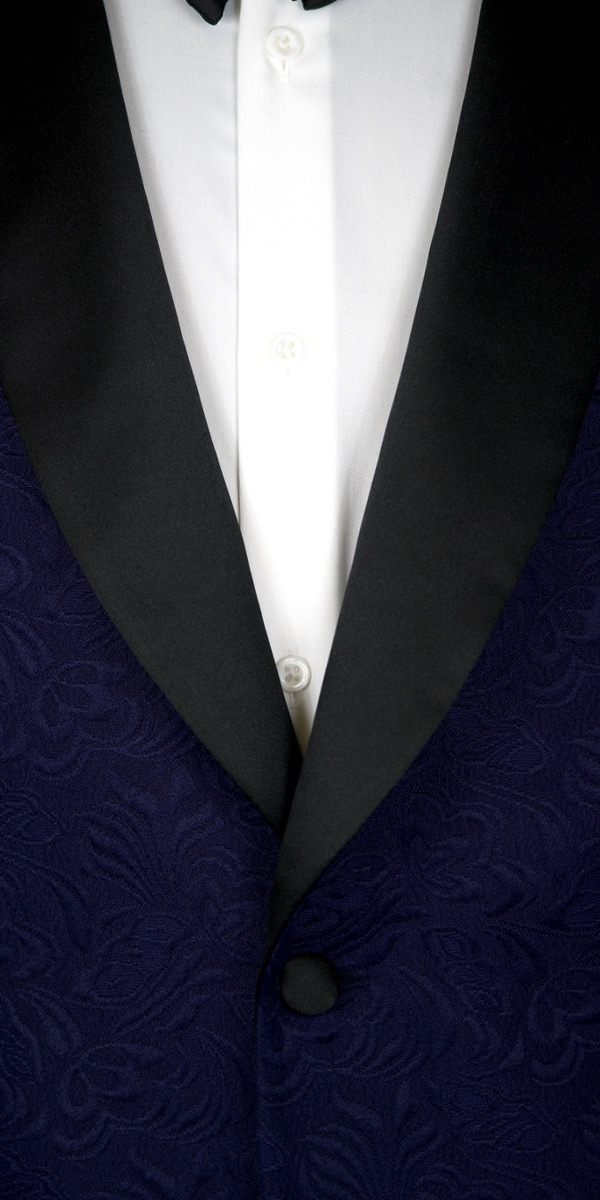 Blue Jacquard Tuxedo