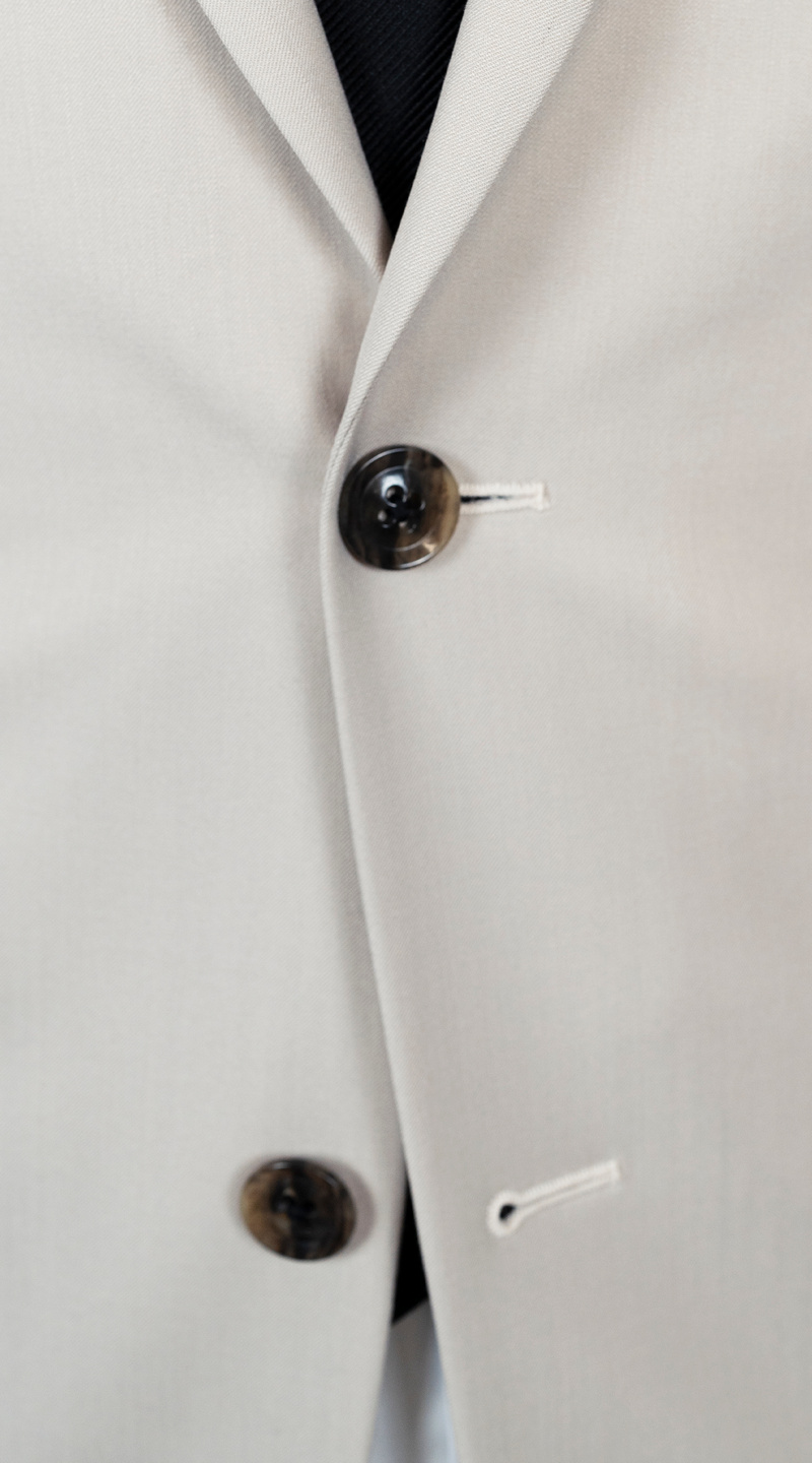 Ivory Sand Wool Suit