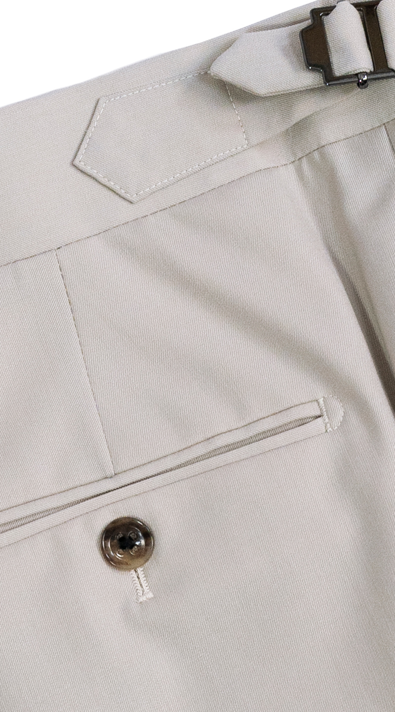 Ivory Sand Wool Suit