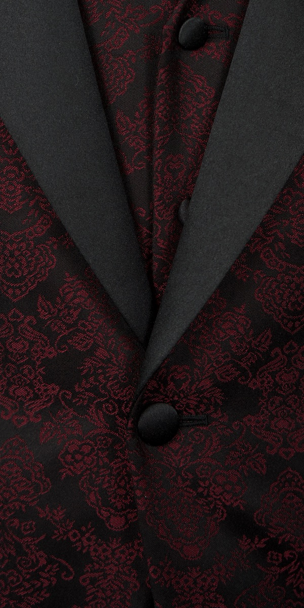 Red Jacquard Tuxedo