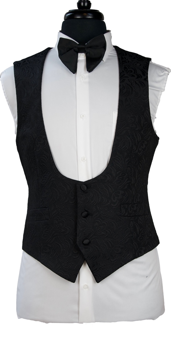 Black Jacquard Tuxedo