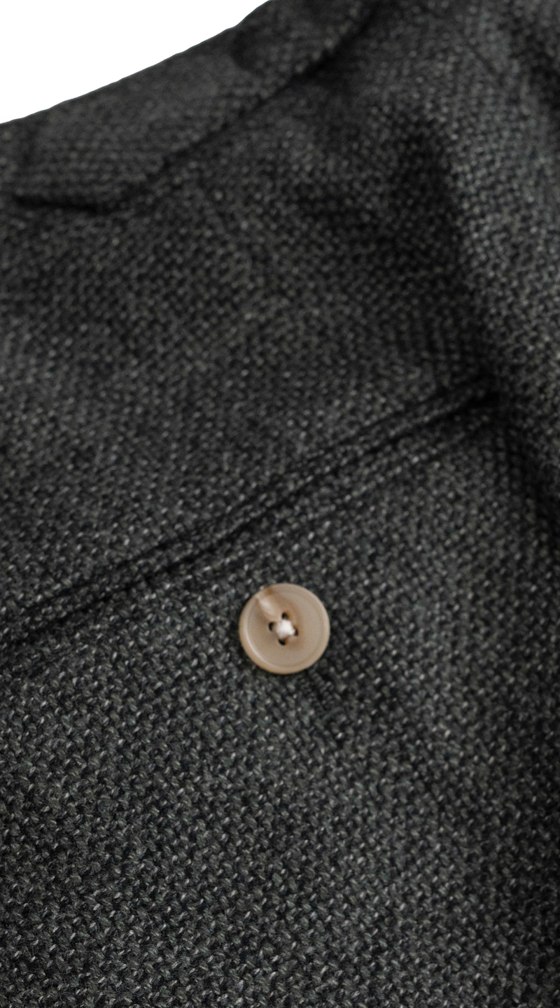 Charcoal Tweed Three‑Piece Suit