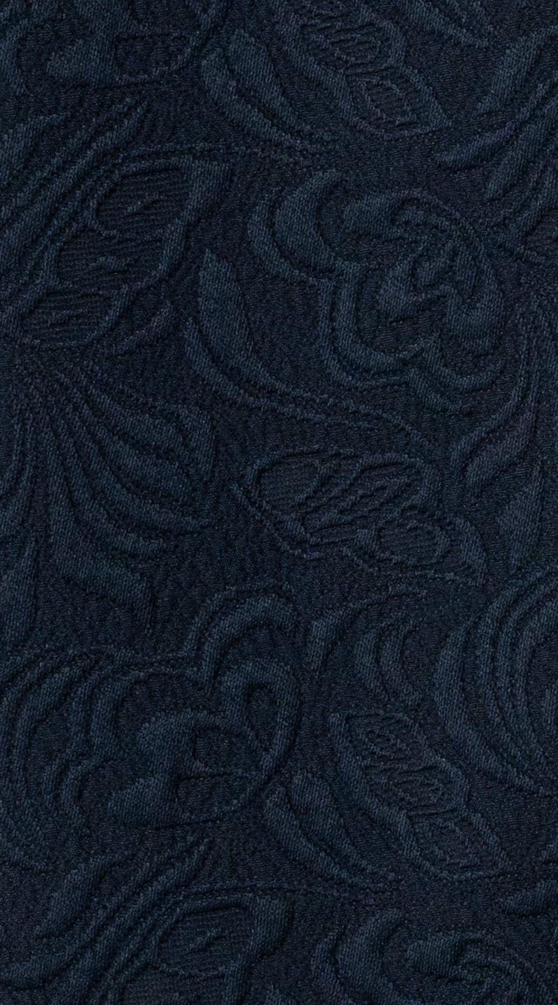 Navy Floral Jacquard Tuxedo